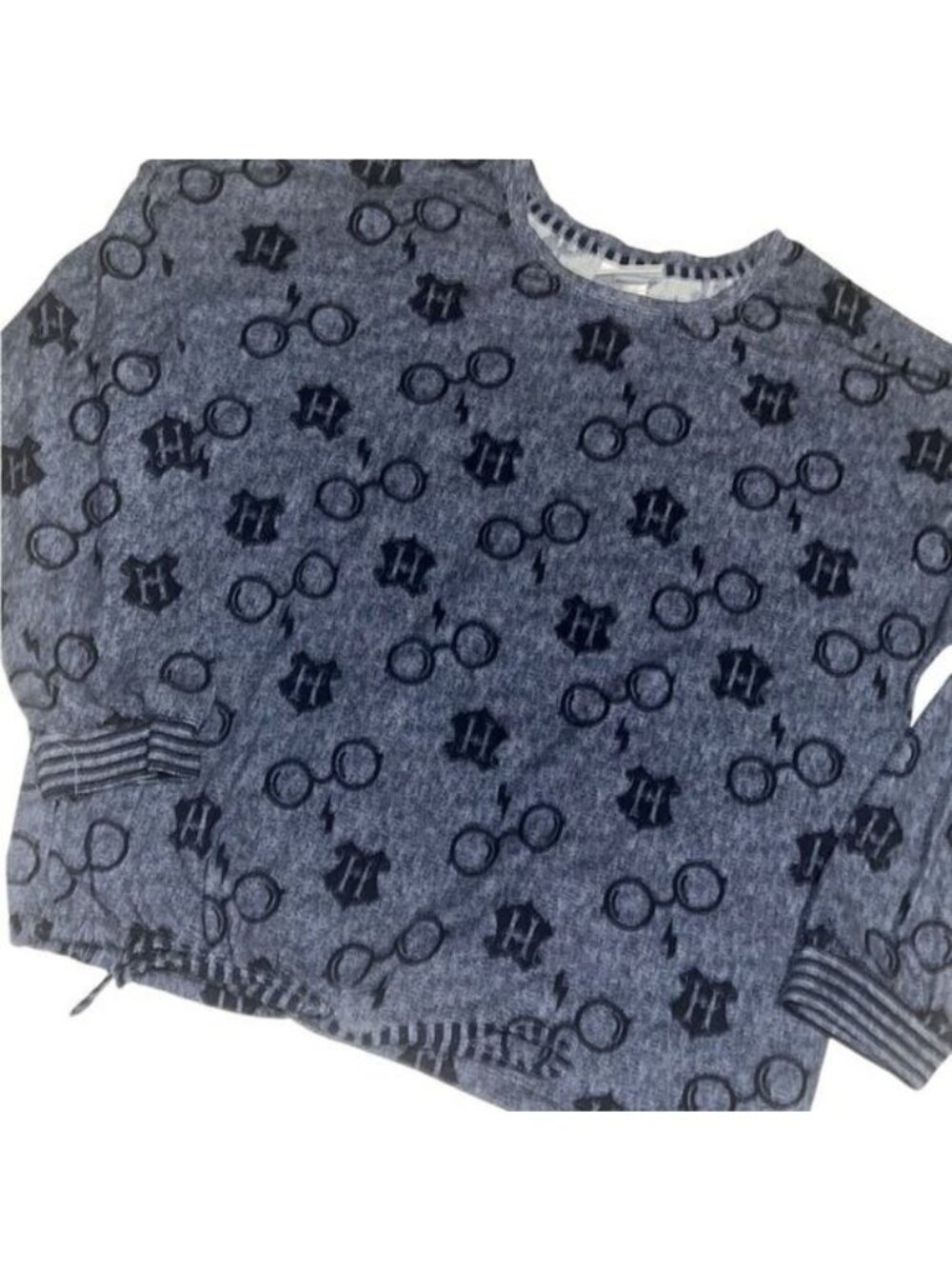 Harry Potter Themed Blue Pullover Long Sleeves Sweatshirt Size Large
